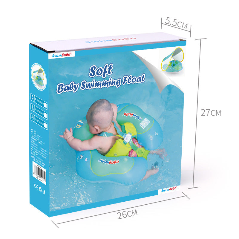 Baby Inflatable Swimming Ring With Canopy