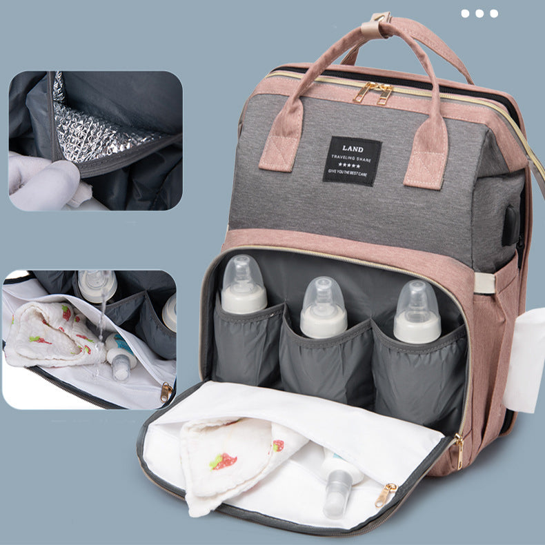 Large Capacity Baby Crib Backpack